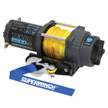 Load image into Gallery viewer, Superwinch 2500 LBS 12V DC 3/16in x 40ft Synthetic Rope Terra 2500SR Winch - Gray Wrinkle