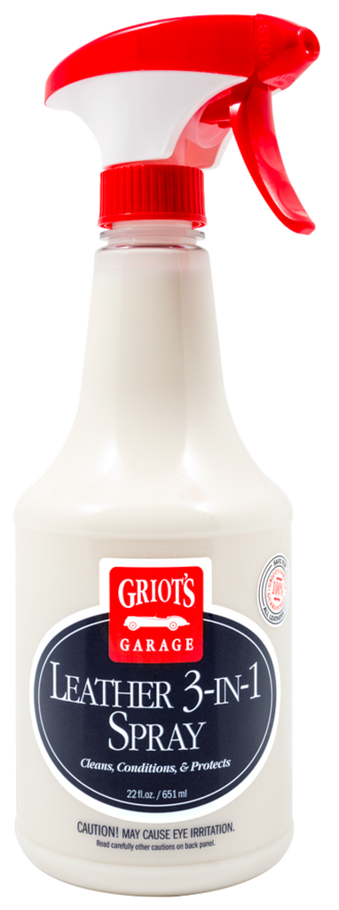 Griots Garage Leather 3-in-1 Spray - 22oz