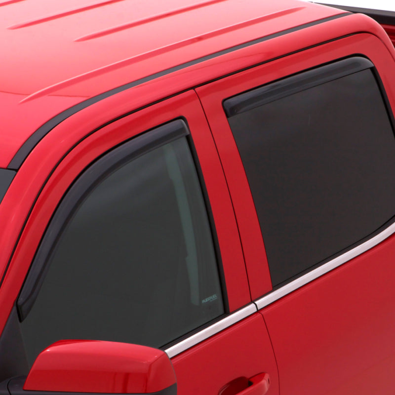 AVS 07-11 Dodge Nitro Ventvisor In-Channel Front & Rear Window Deflectors 4pc - Smoke