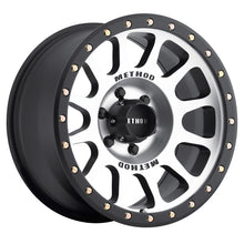 Load image into Gallery viewer, Method MR305 NV 17x8.5 0mm Offset 6x5.5 108mm CB Machined/Black Street Loc Wheel