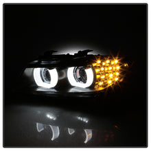 Load image into Gallery viewer, Spyder 09-12 BMW E90 3-Series 4DR Projector Headlights Halogen - LED - Black - PRO-YD-BMWE9009-BK