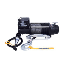 Load image into Gallery viewer, Superwinch 11500 LBS 12V DC 3/8in x 80ft Synthetic Rope Tiger Shark 11500 Winch