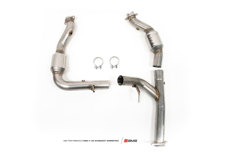 AMS Performance 2015+ Ford F-150 3.5L Ecoboost (Excl Raptor) Federal EPA Compliant Catted Downpipe